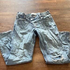 Abercrombie Kids Distressed Blue Jeans